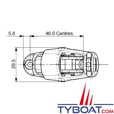 Spinlock - PXR0206 Mini-bloqueur Race - Ø 2-6 mm