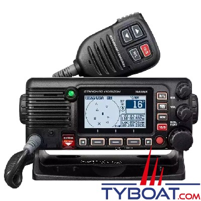 Standard Horizon - VHF fixe GX 2400  - classe D - IPX8 - NMEA2000 avec récepteur AIS et GPS integré.