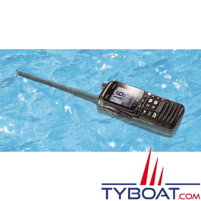 Standard Horizon - VHF portable HX890E - 6 Watts  - Etanche flottante - GPS intégré  - noire