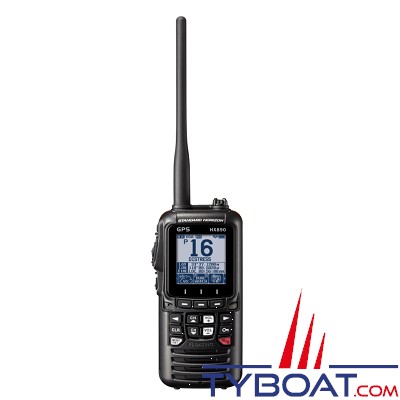 Standard Horizon - VHF portable HX890E - 6 Watts  - Etanche flottante - GPS intégré  - noire