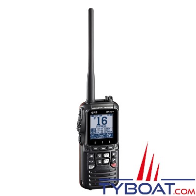 Standard Horizon - VHF portable HX890E - 6 Watts  - Etanche flottante - GPS intégré  - noire