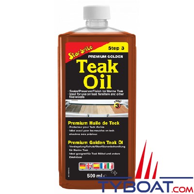 Star Brite - Golden Teak Oil - Huile pour teck - 500ml