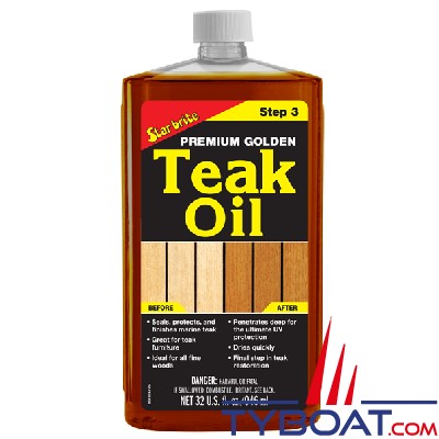 Star Brite - Golden Teak Oil - Huile pour teck - 946ml