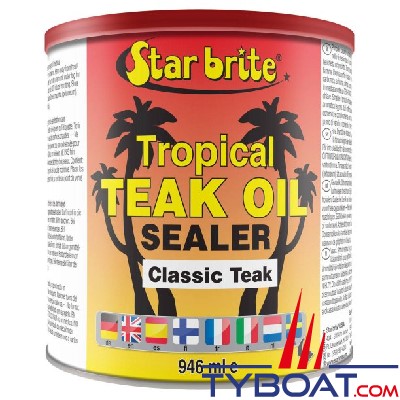 Star Brite - Huile de teck tropicale - Classic Teak - 946 ml
