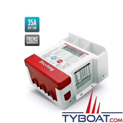 Sterling power - Chargeur de batterie à batterie Pro Batt Ultra  12V - 24V 70A  input