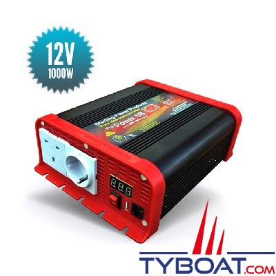 Sterling Power - Convertisseur de tension série SB121000 pur sinus 12V/220V 1000 Watts