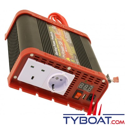 Sterling Power - Convertisseur de tension série SB12300 pur sinus 12V/220V 300 Watts