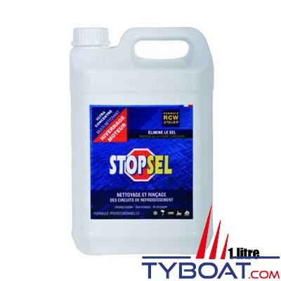STOPSEL - Liquide de nettoyage et de rinçage des circuits de refroidissement STOPSEL CRW Hivernage 1 litre  