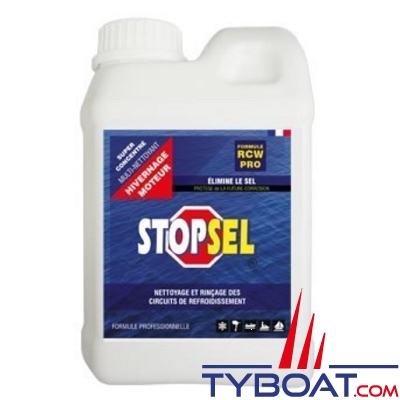 StopSel - Liquide de nettoyage et de rinçage des circuits de refroidissement STOPSEL RCW Hivernage - 1 litre