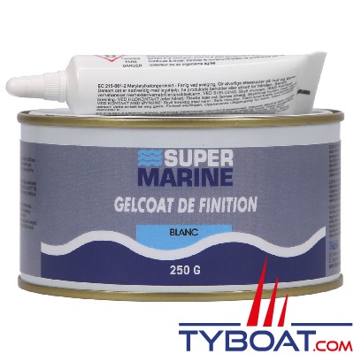 Super marine - Gelcoat de finition - 250 gr - Blanc
