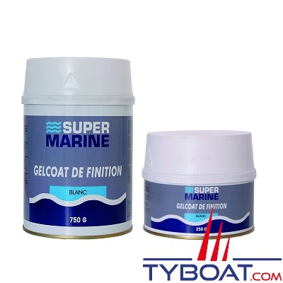 Super marine - Gelcoat de finition - 750 gr - Blanc