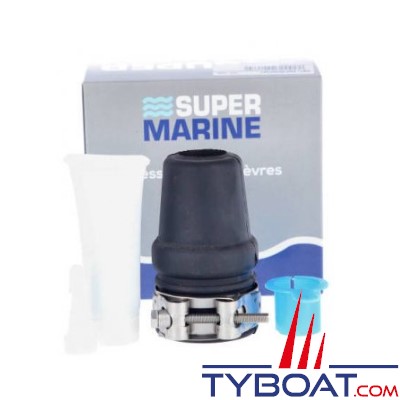 Super Marine - Joint étanche pour arbre Ø 22mm et tube étambot Ø 39 mm - sans prise d'eau