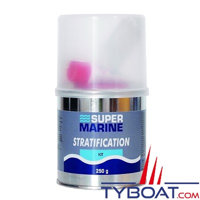 Super marine - Kit réparation polyester - 250 gr