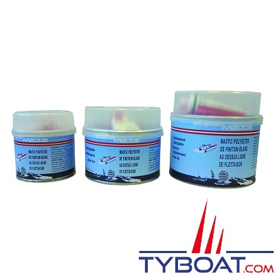 Super marine - Mastic polyester - 250 gr - Blanc