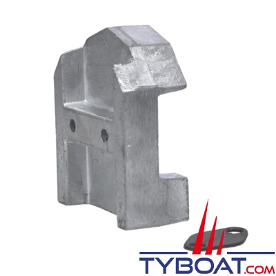 Anode bloc + joint pour Mercury Alpha 1 génération 2, Bravo I/II/III 1988/1995 - aluminium