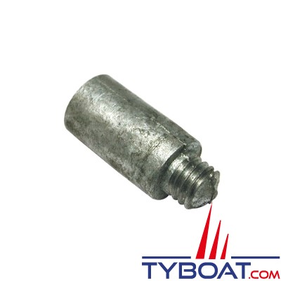 Anode bougie pour Bukh M5 Ø12 x L35  - M5 - sans bouchon