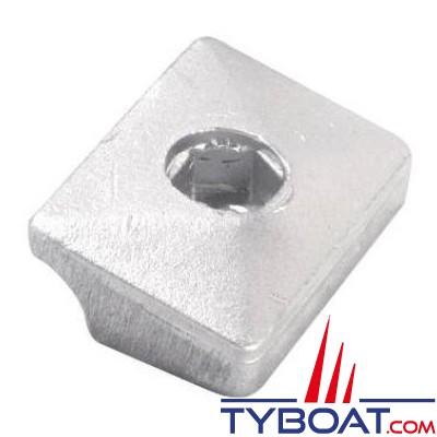 Anode plaquette pour OMC 9,9/15 cv 4T - zinc