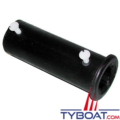 Bague hydrolube élastomère avec collerette Ø22X29 - longueur 75mm - avec vis nylon