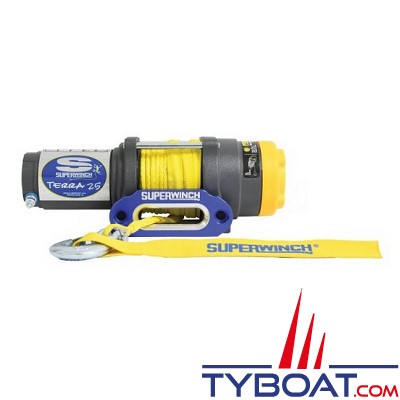 Superwinch - Treuil électrique Terra 25SR - 1134kg - 12V - câble synthétique