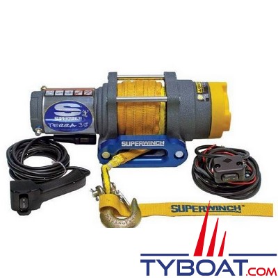 Superwinch - Treuil électrique Terra 35SR - 1588kg - 12V - câble synthétique