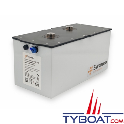 Swaneo - Batterie lithium Titanate haute puissance pour Propulseur/Guindeau/Winch/Enrouleur - 12 Volts 24Ah