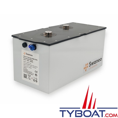 Swaneo - Batterie lithium Titanate haute puissance pour Propulseur/Guindeau/Winch/Enrouleur - 24 Volts 12Ah