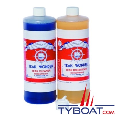 TEAK WONDER - Pack entretien du bois 2x0.95 litres