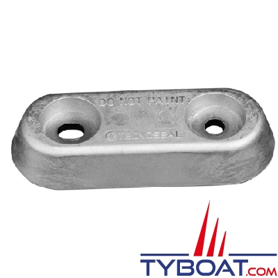 Tecnoseal - anode à boulonner type Vetus - zinc - 148x58x25MM - 1KG