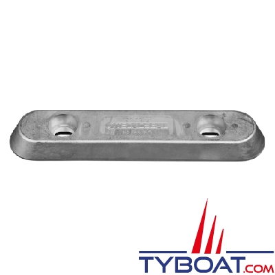 Tecnoseal - anode à boulonner type Vetus - zinc - 350x68x36MM 4.5KG