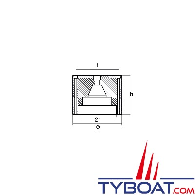 Tecnoseal - Anode Ferretti 155mm - zinc