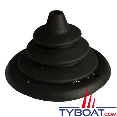 Soufflet de câble noir - Hauteur 63 mm - Ø 105mm