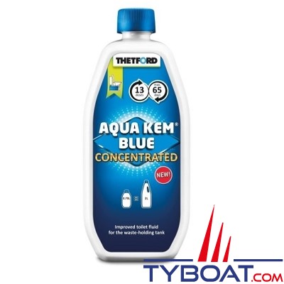 Thetford - Entretien sanitaire chimique - Aqua Kem bleu concentré 0,78 L