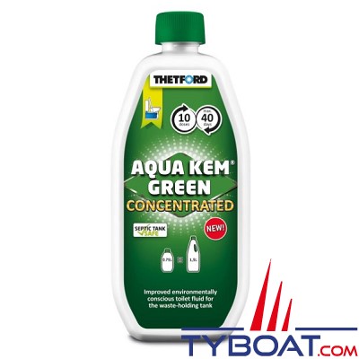 Thetford - Entretien sanitaire chimique - Aqua Kem vert concentré 0,75 L