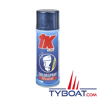 TK Line - Peinture Aérosol 400 ml - Evinrude Bleu Métalisé XP