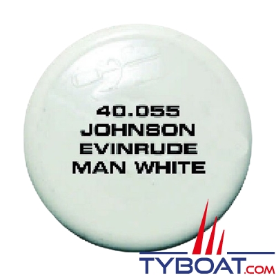 TK Line - Peinture Aérosol 400 ml - Evinrude/Johnson Blanc pur