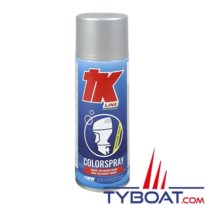 TK Line - Peinture Aérosol 400 ml - GM/BMW Gris Métalisé