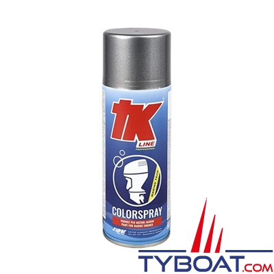 TK Line - Peinture Aérosol 400 ml - Mariner Gris Métal clair