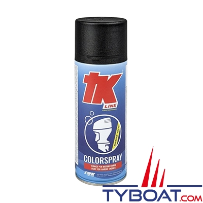 TK Line - Peinture Aérosol 400 ml - Noir Mat