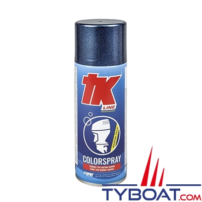 TK Line - Peinture Aérosol 400 ml - Selva Bleu Métalisé