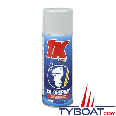 TK Line - Peinture Aérosol 400 ml - Volvo Penta Aquamatic 89 et après
