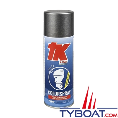 TK Line - Peinture Aérosol 400 ml - Volvo Penta Gris SX/DPX
