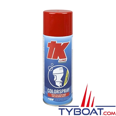 TK Line - Peinture Aérosol 400 ml - Volvo Penta Rouge