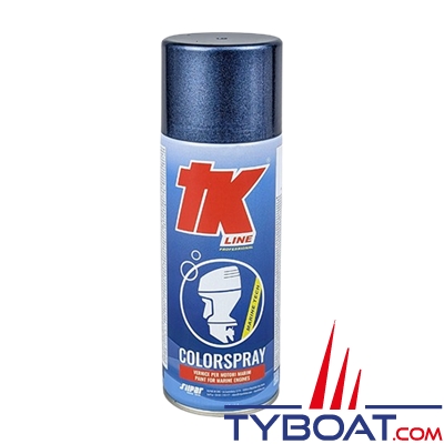 TK Line - Peinture Aérosol 400 ml - Yamaha Marine Bleu métalisé