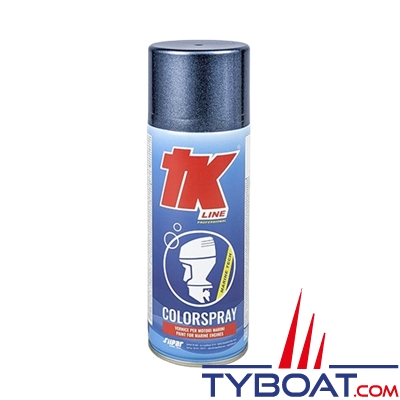 TK Line - Peinture Aérosol 400 ml - Yanmar Gris/Bleu Métalisé