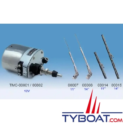 TMC - Bras d'essuie-glace - ajustable 155-255mm