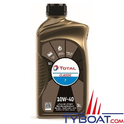 Total Energies - Huile moteur 4 temps - Classic - 10W40 - 1L