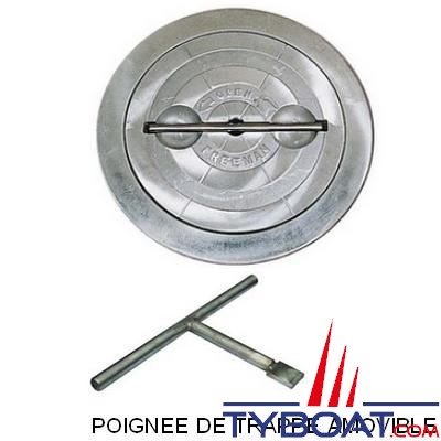 Trappe d'accès Freeman ronde aluminium 20