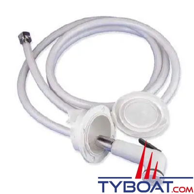 Trem - Kit douchette + flexible 4m PVC + boîte encastrable