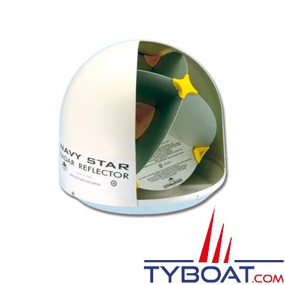 TREM - Réflecteur radar NAVY STAR sous dôme - Ø 36 cm - Homologué MED