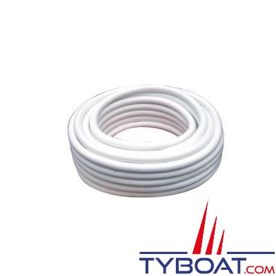 Tuyau souple armé spiralé - blanc - Ø38mm - au mètre